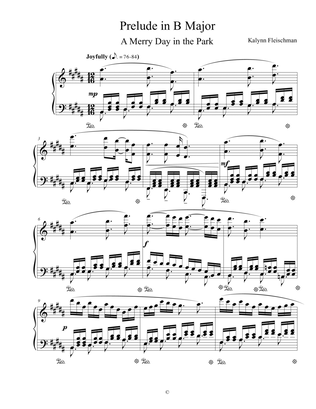 Prelude in B major: A Merry Day in the Park