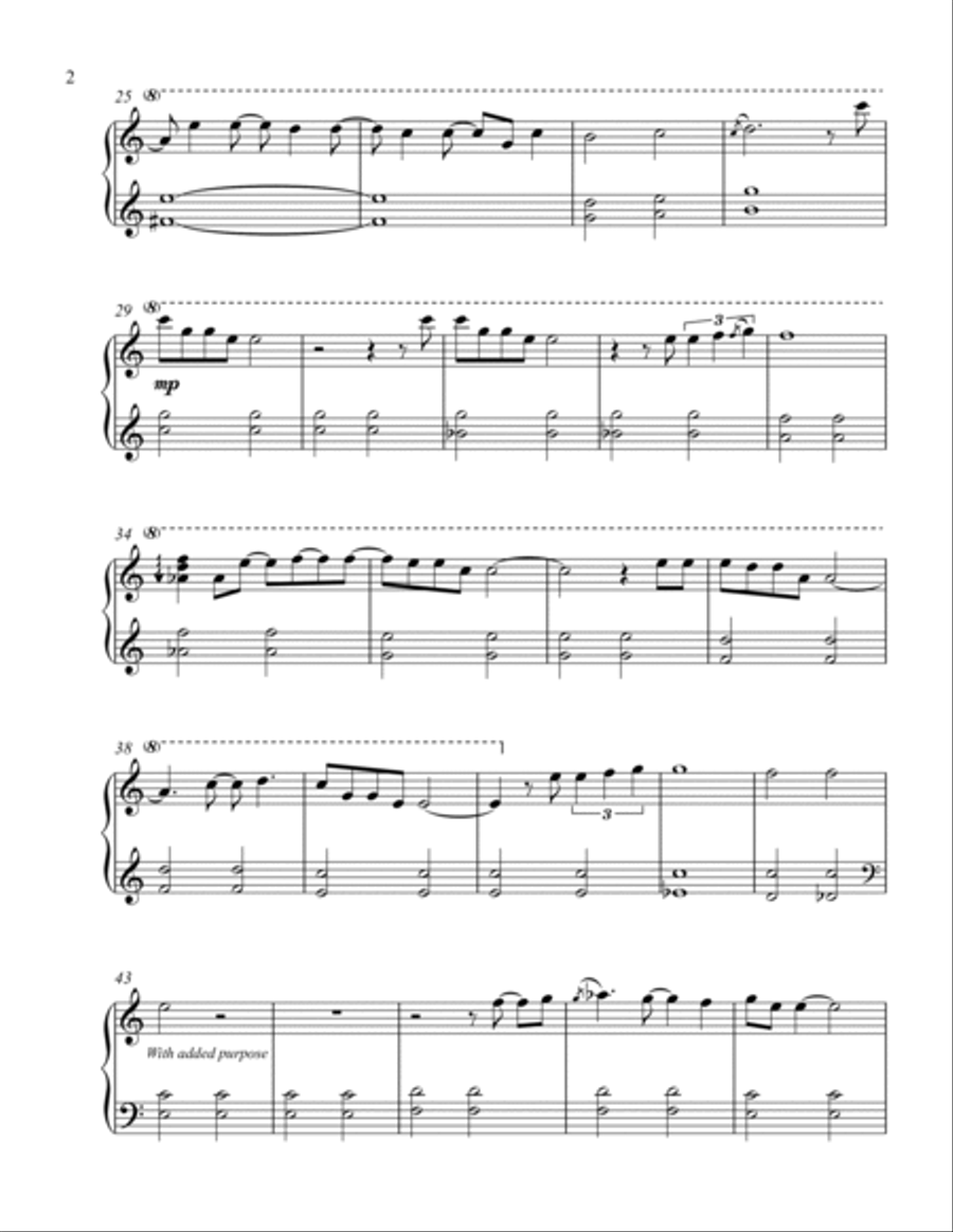 Time Will Tell Piano Solo scores gallery preview page 2