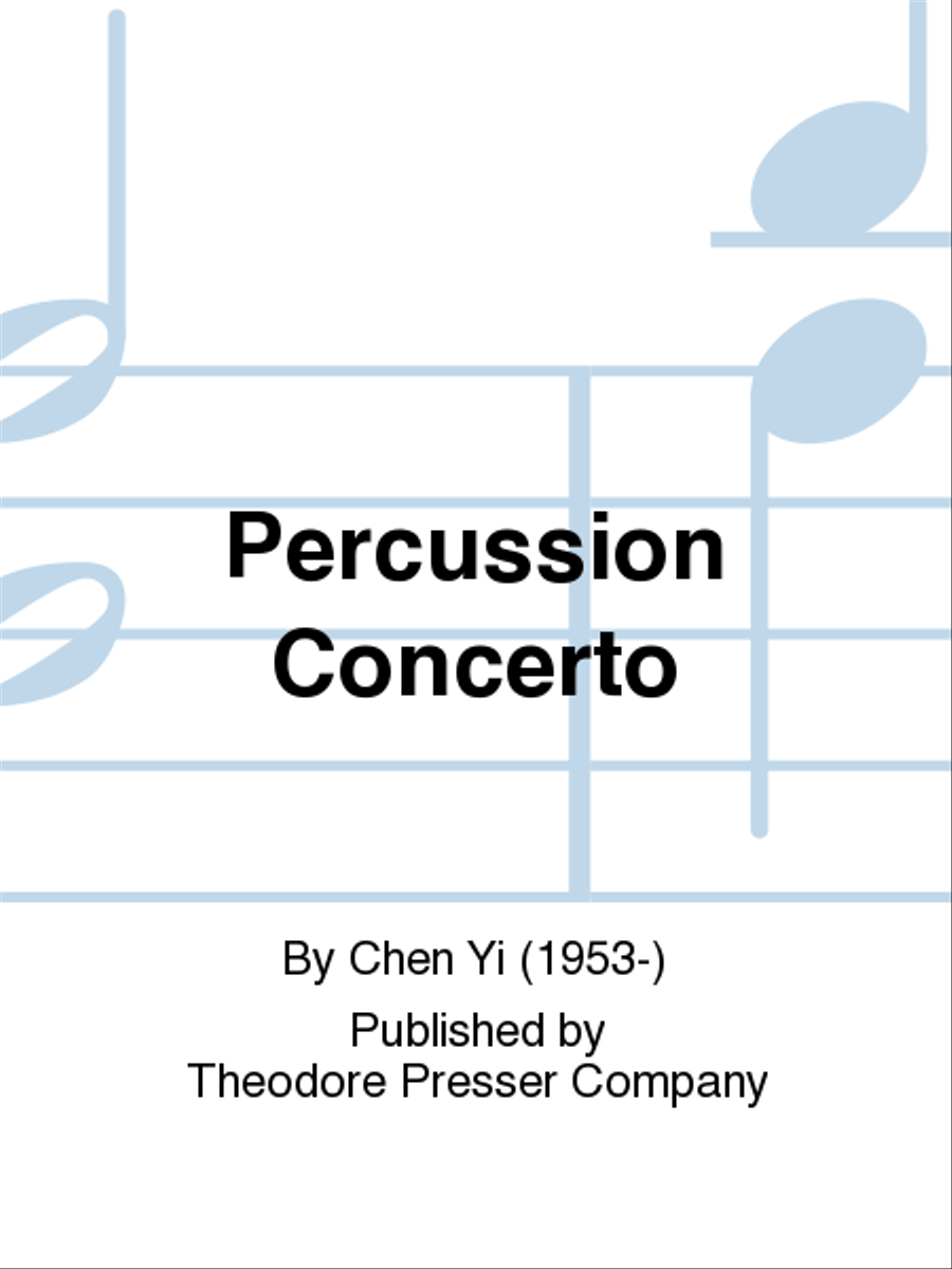 Percussion Concerto Orchestra scores gallery preview page 1