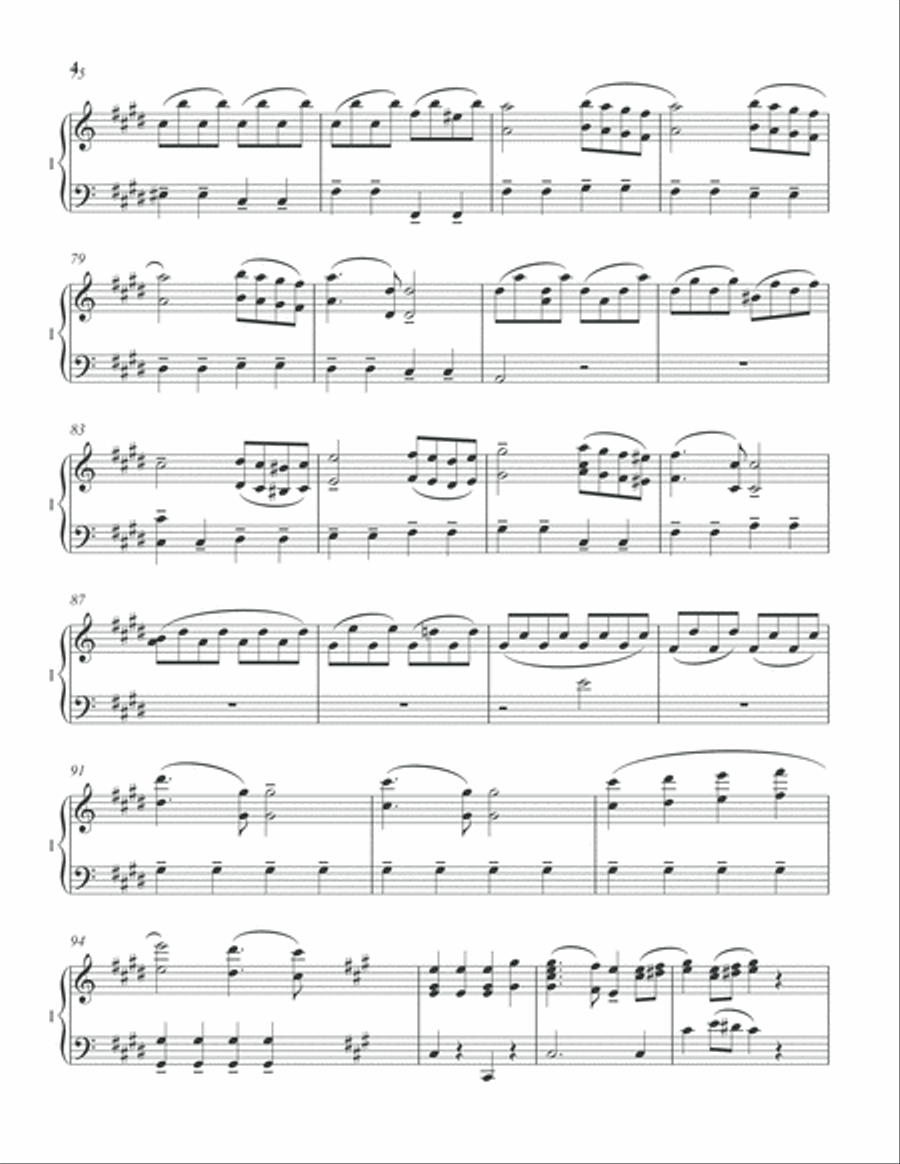 Bach's Angels We Have Heard On High (From 'A Composer's Christmas') Piano scores gallery preview page 5