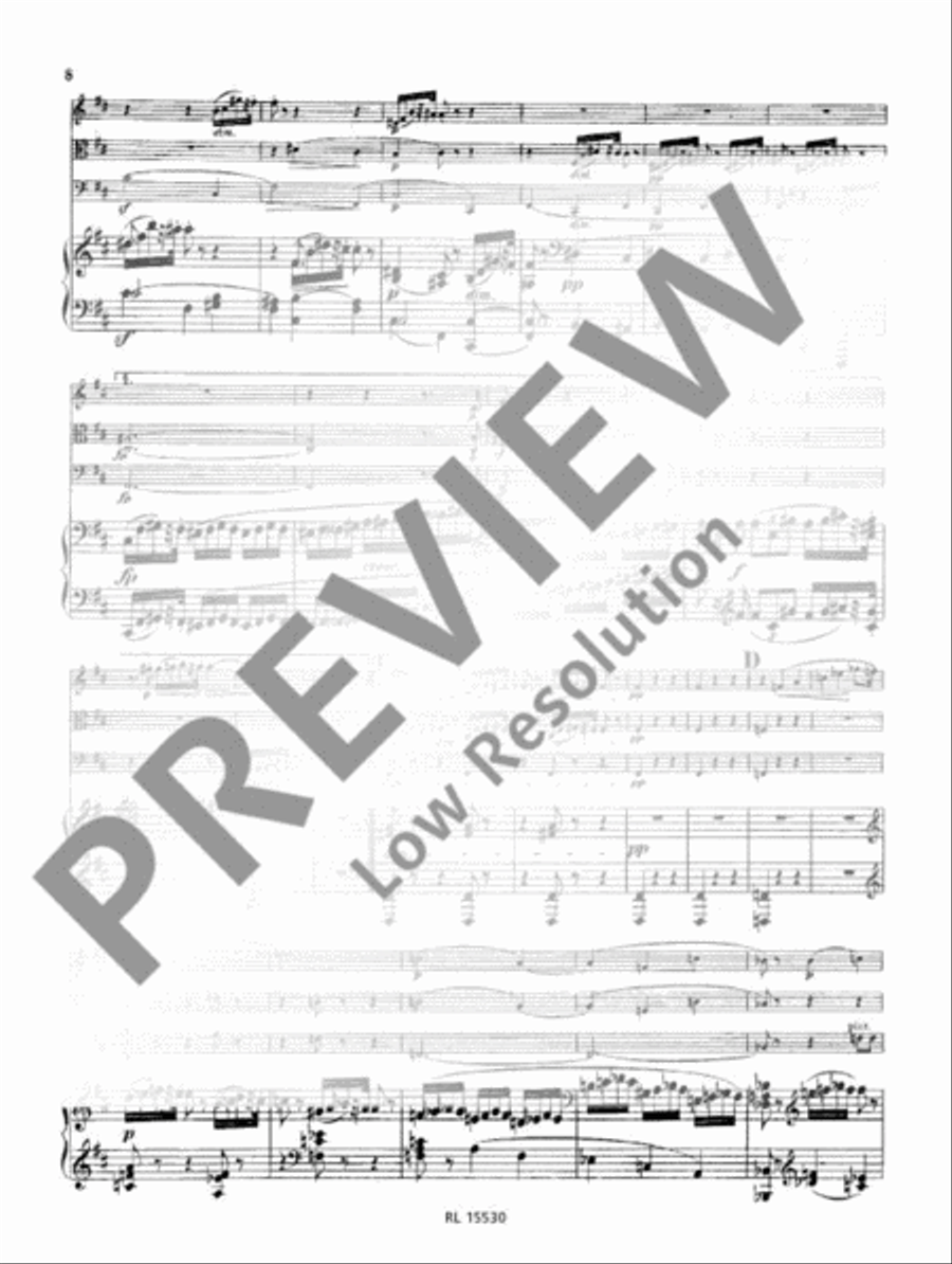 Quartet D major Cello scores gallery preview page 9