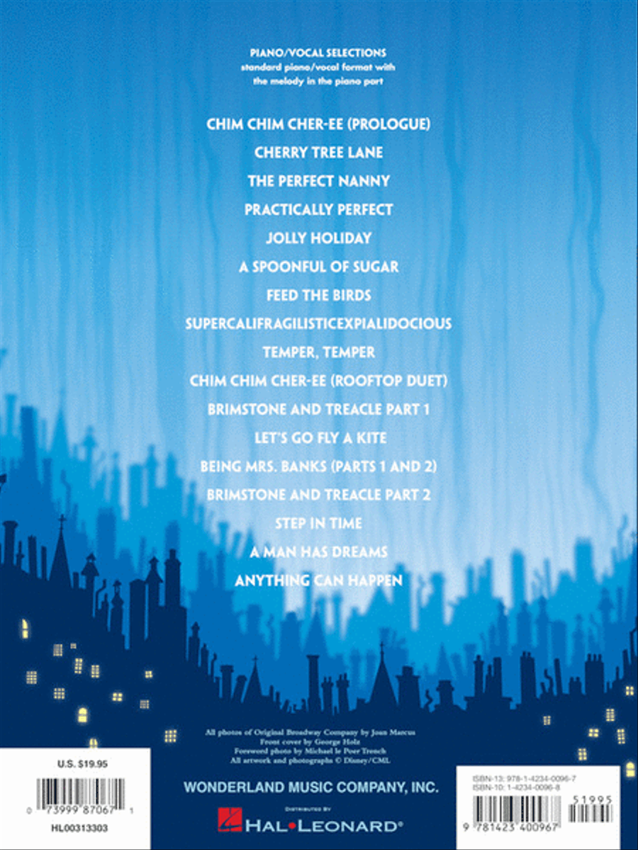 Mary Poppins Piano, Vocal scores gallery preview page 8