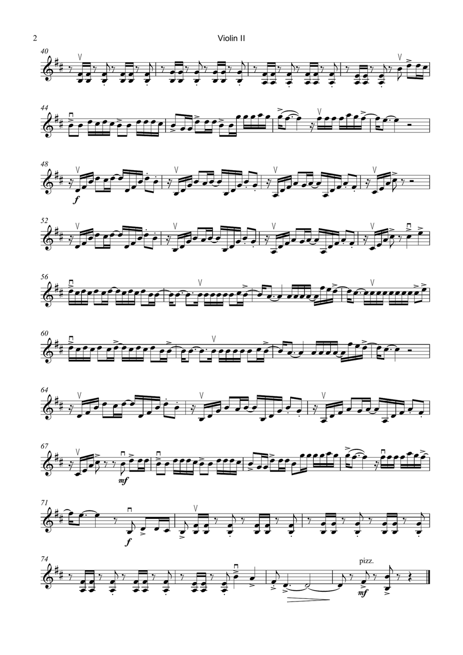 Despacito String Quartet scores gallery preview page 6