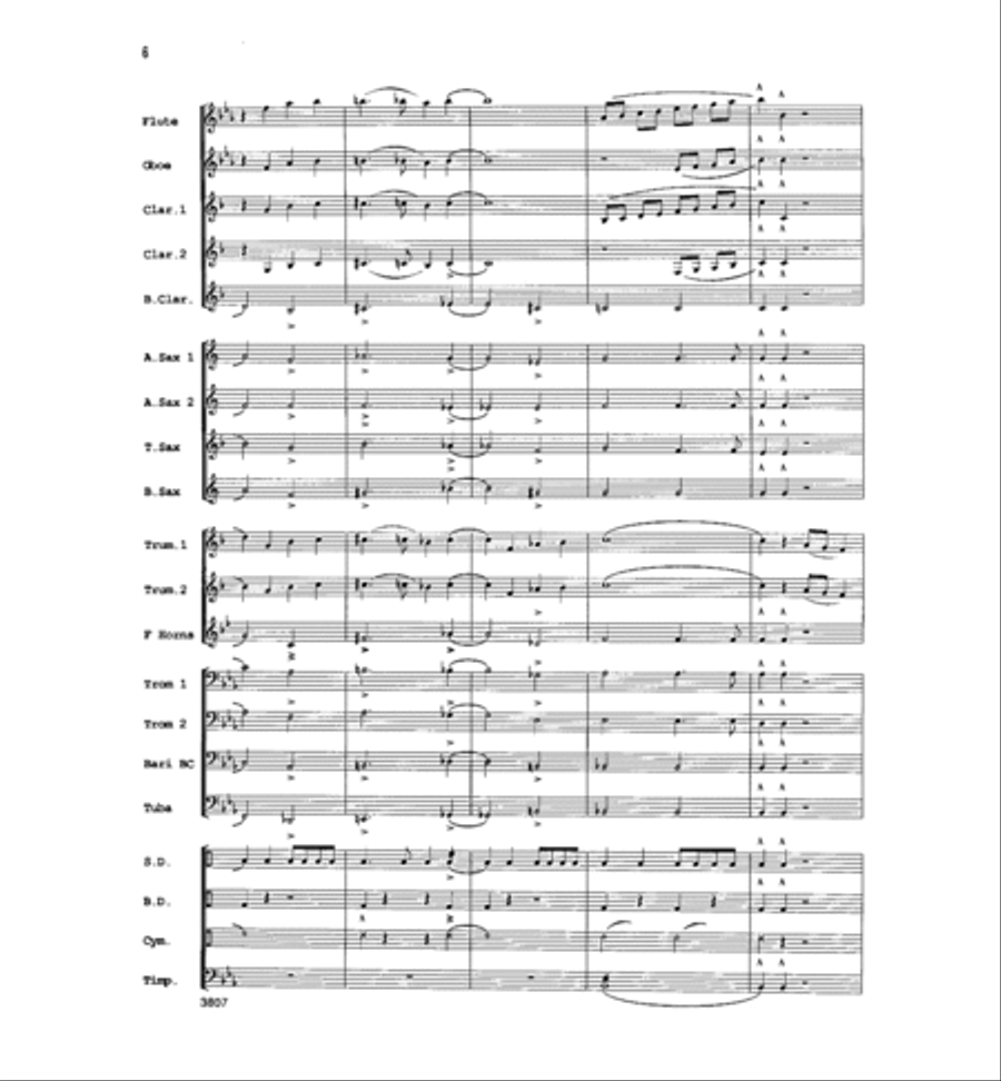 Amarado Concert Band scores gallery preview page 5