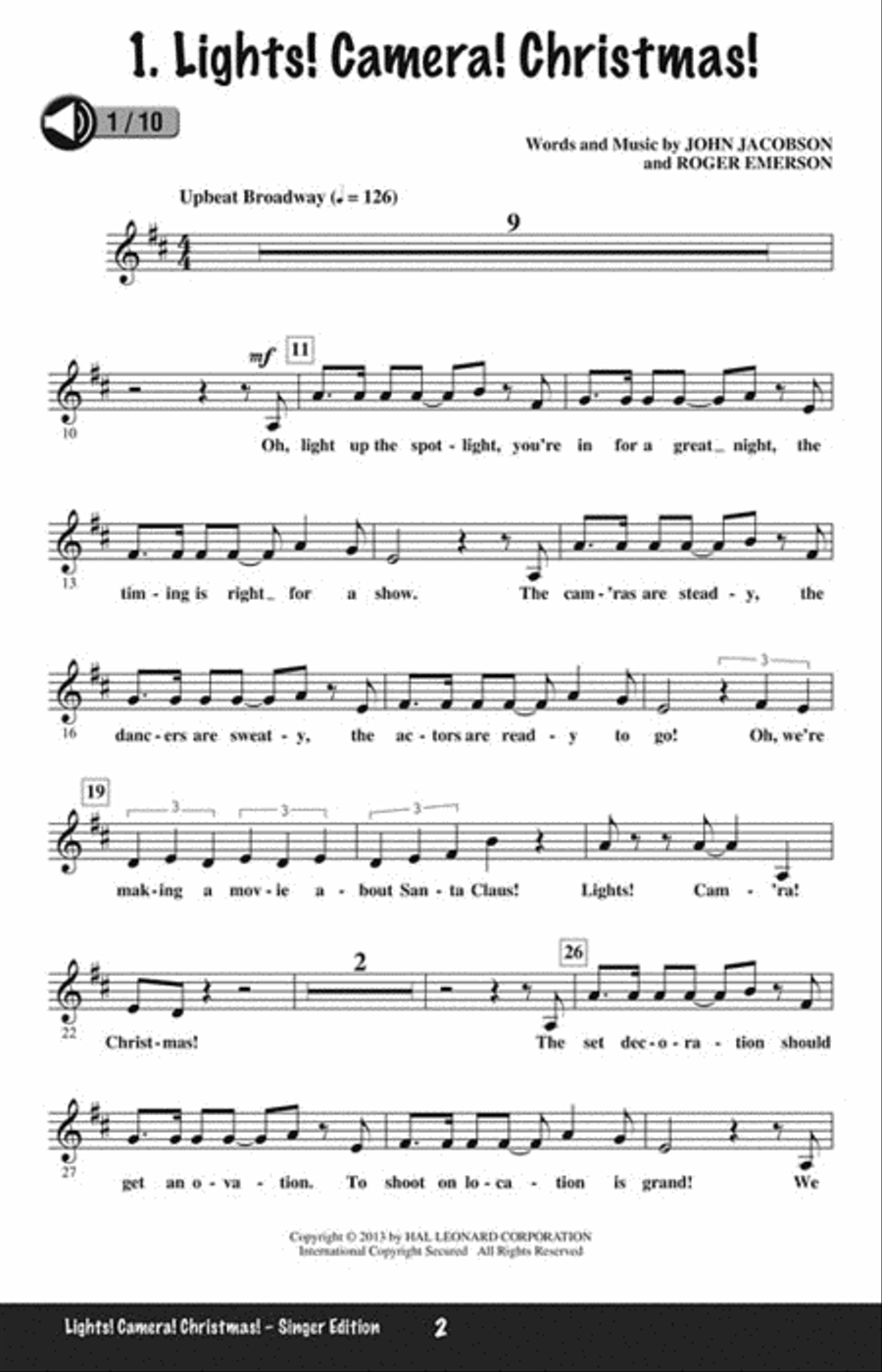Lights! Camera! Christmas! Choir scores gallery preview page 2