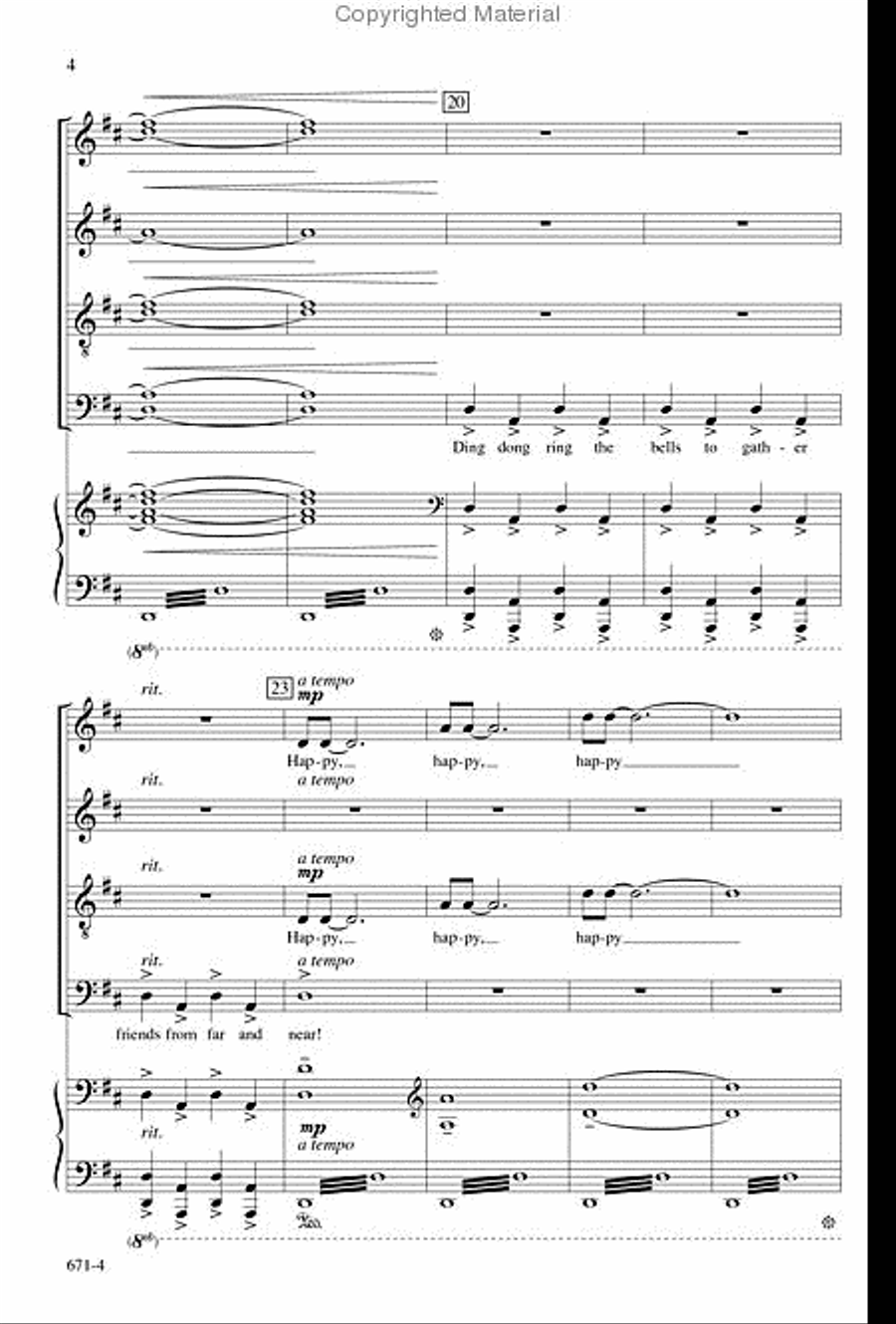Christmas Goes Classical - SATB Octavo 4-Part scores gallery preview page 4