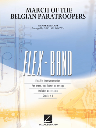 Book cover for March of the Belgian Paratroopers