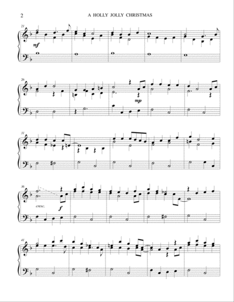 A Holly Jolly Christmas Carillon scores gallery preview page 2