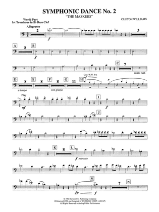 Symphonic Dance No. 2: (wp) 1st B-flat Trombone B.C.
