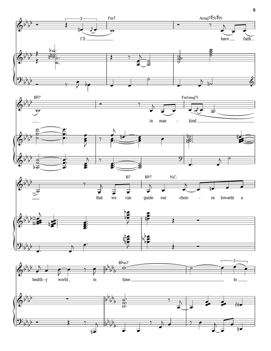 Espera Piano, Vocal scores gallery preview page 5