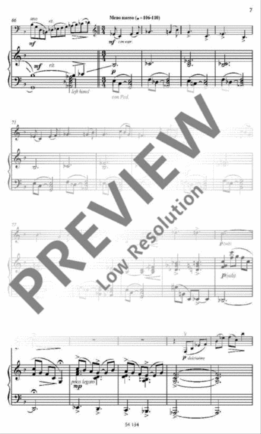 Jazz Sonata Piano Accompaniment scores gallery preview page 6