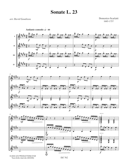 Sonate L. 23