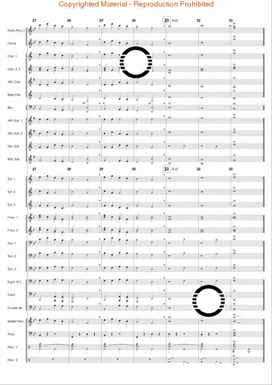 Articulation Studies Concert Band scores gallery preview page 40