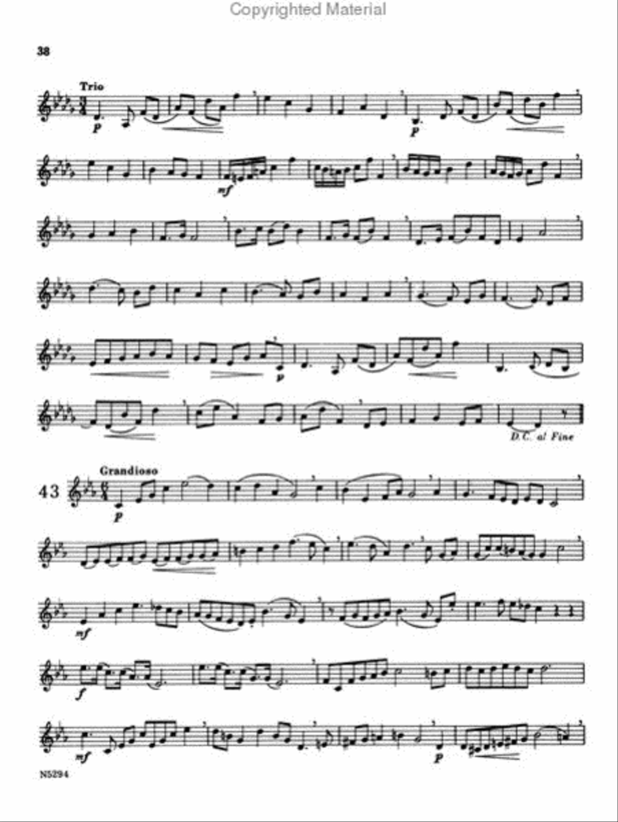 Melodious Studies For French Horn Horn scores gallery preview page 4