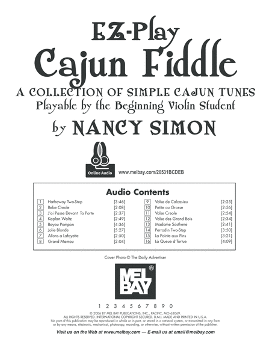 EZ-Play Cajun Fiddle Violin scores gallery preview page 2