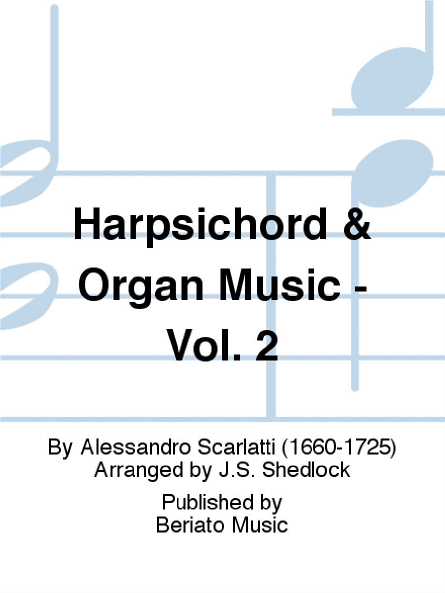 Harpsichord & Organ Music - Vol. 2 Harpsichord scores gallery preview page 1