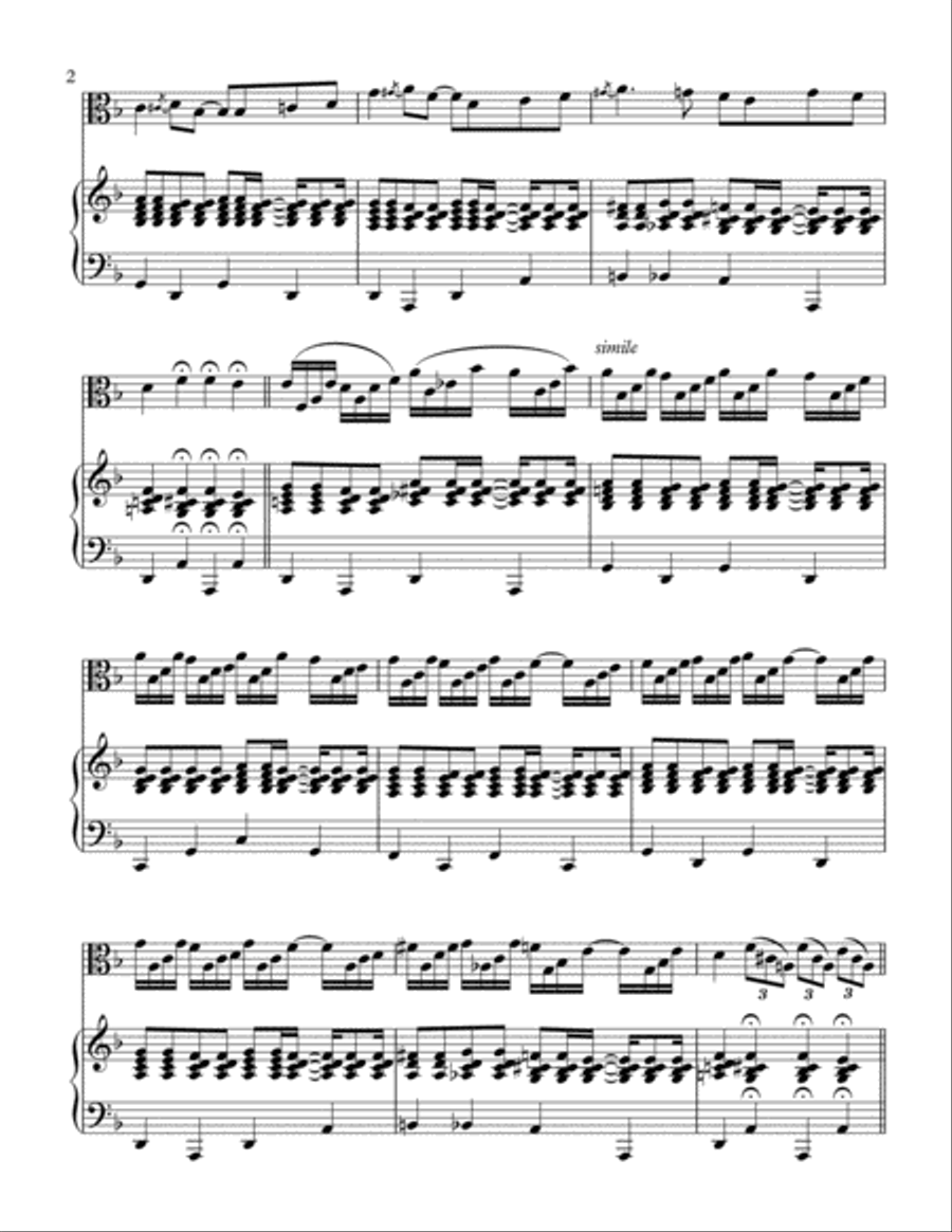 Those Were The Days Viola scores gallery preview page 3