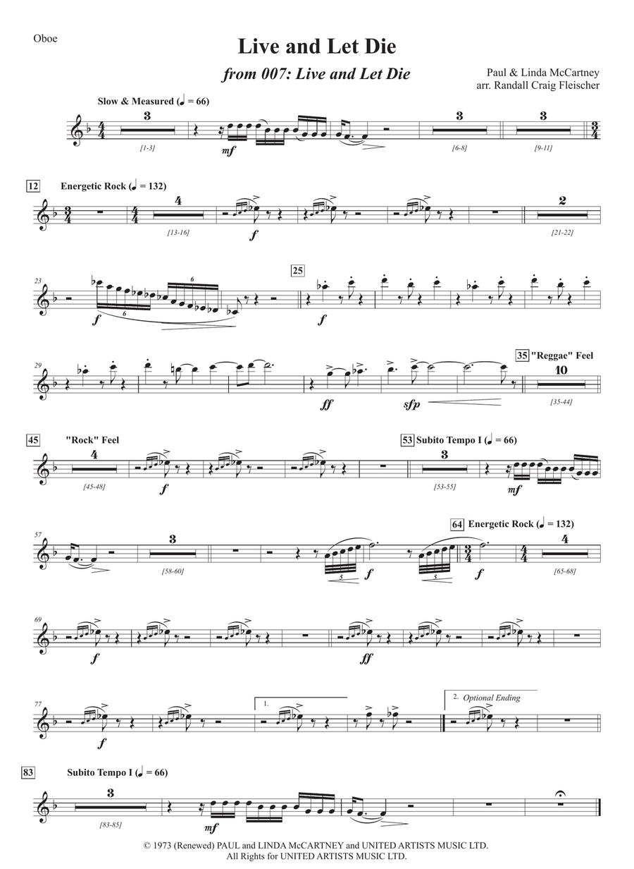 Live And Let Die Live And Let Die Full Orchestra scores gallery preview page 3