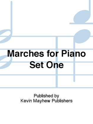 Book cover for Marches for Piano Set One
