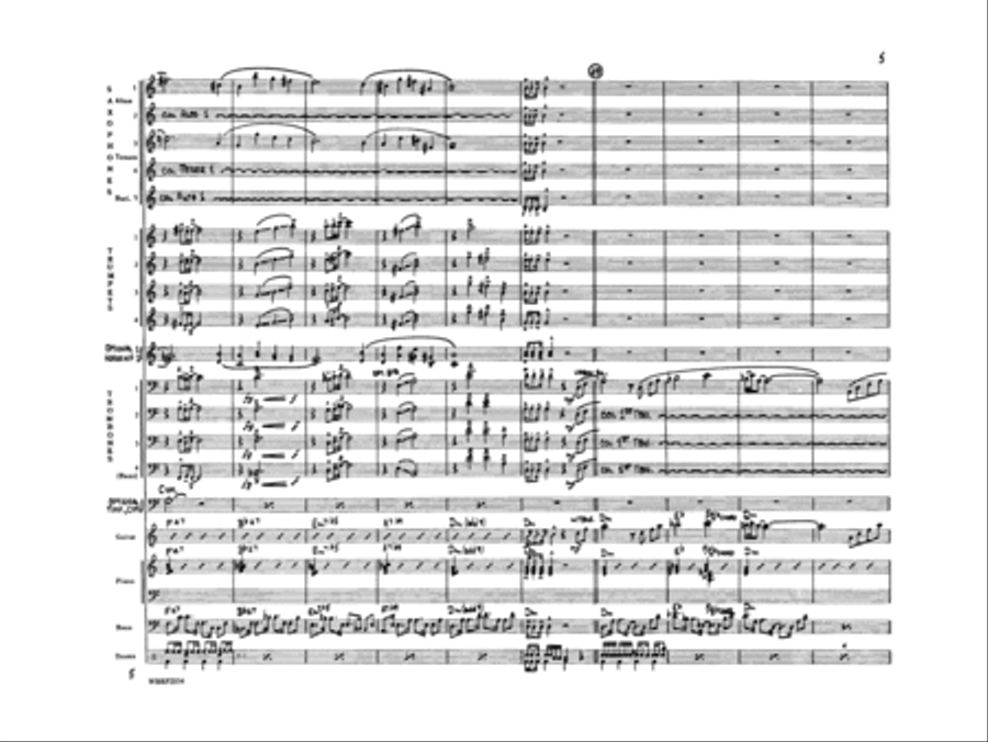 Children of Sanchez: Score Jazz Ensemble scores gallery preview page 6