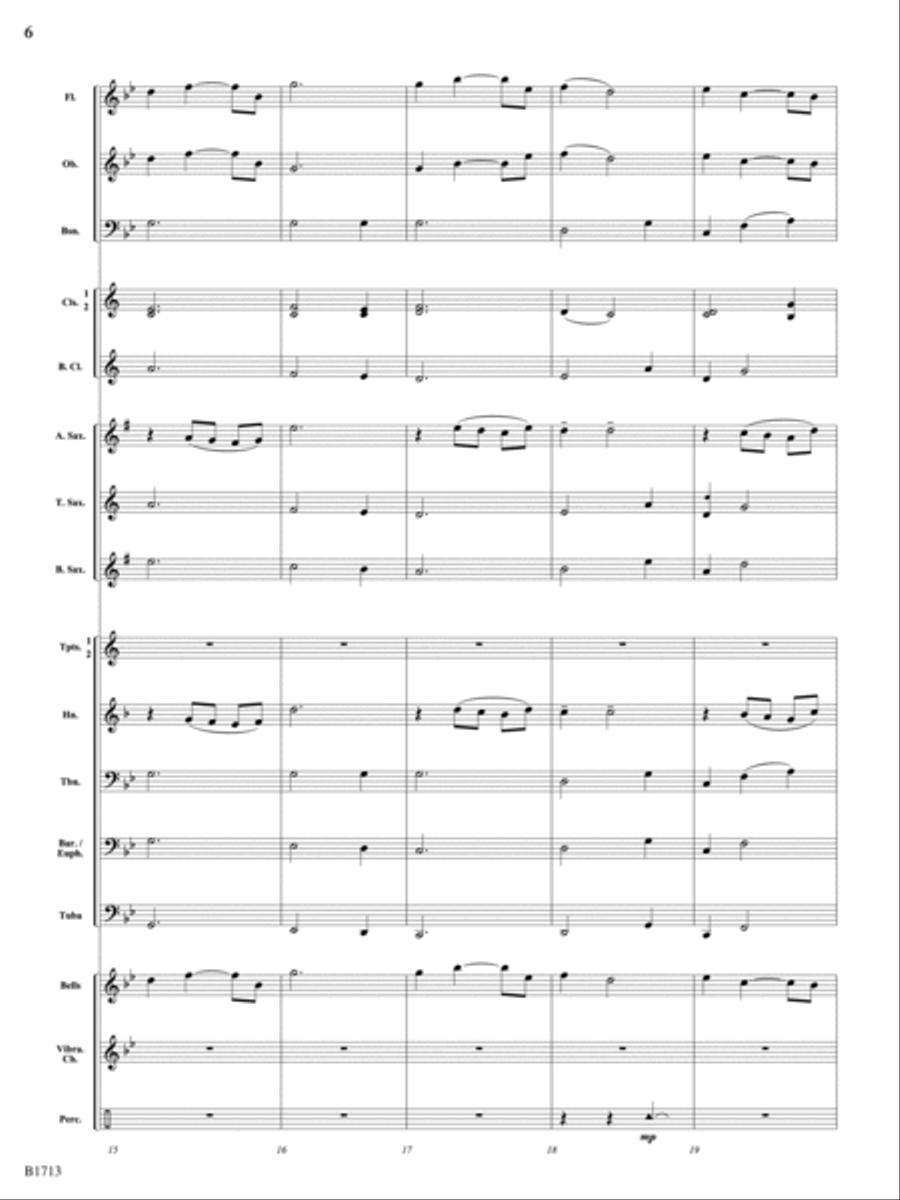 The Greatest Gift: Score Concert Band scores gallery preview page 6