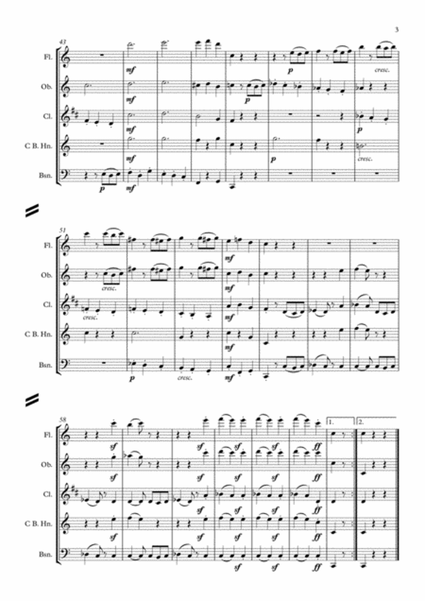 Beethoven: Piano Sonata No.3 Op.2 No.3 Mvt.III Scherzo - wind quintet image number null