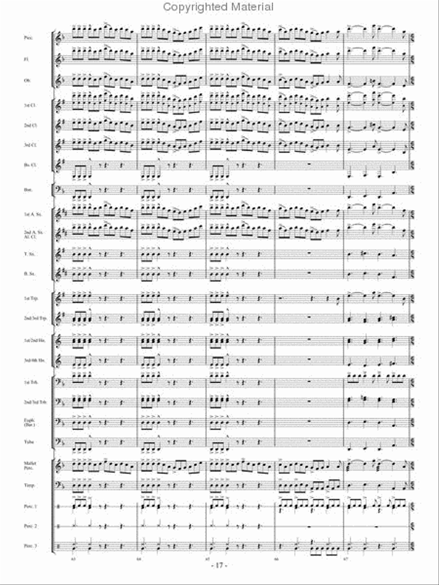 When The Tears Fell When The Tears Fell Concert Band scores gallery preview page 16