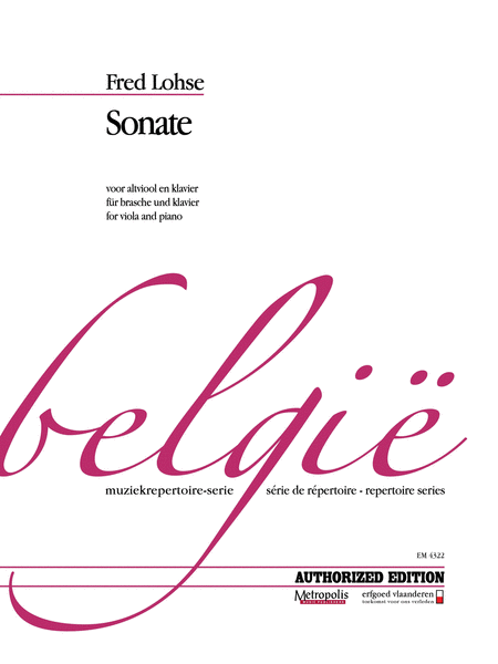 Sonate for Viola and Piano