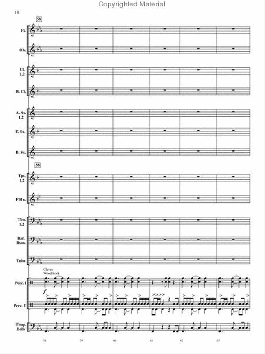 Rondo on a Modal Theme Rondo on a Modal Theme Concert Band scores gallery preview page 11