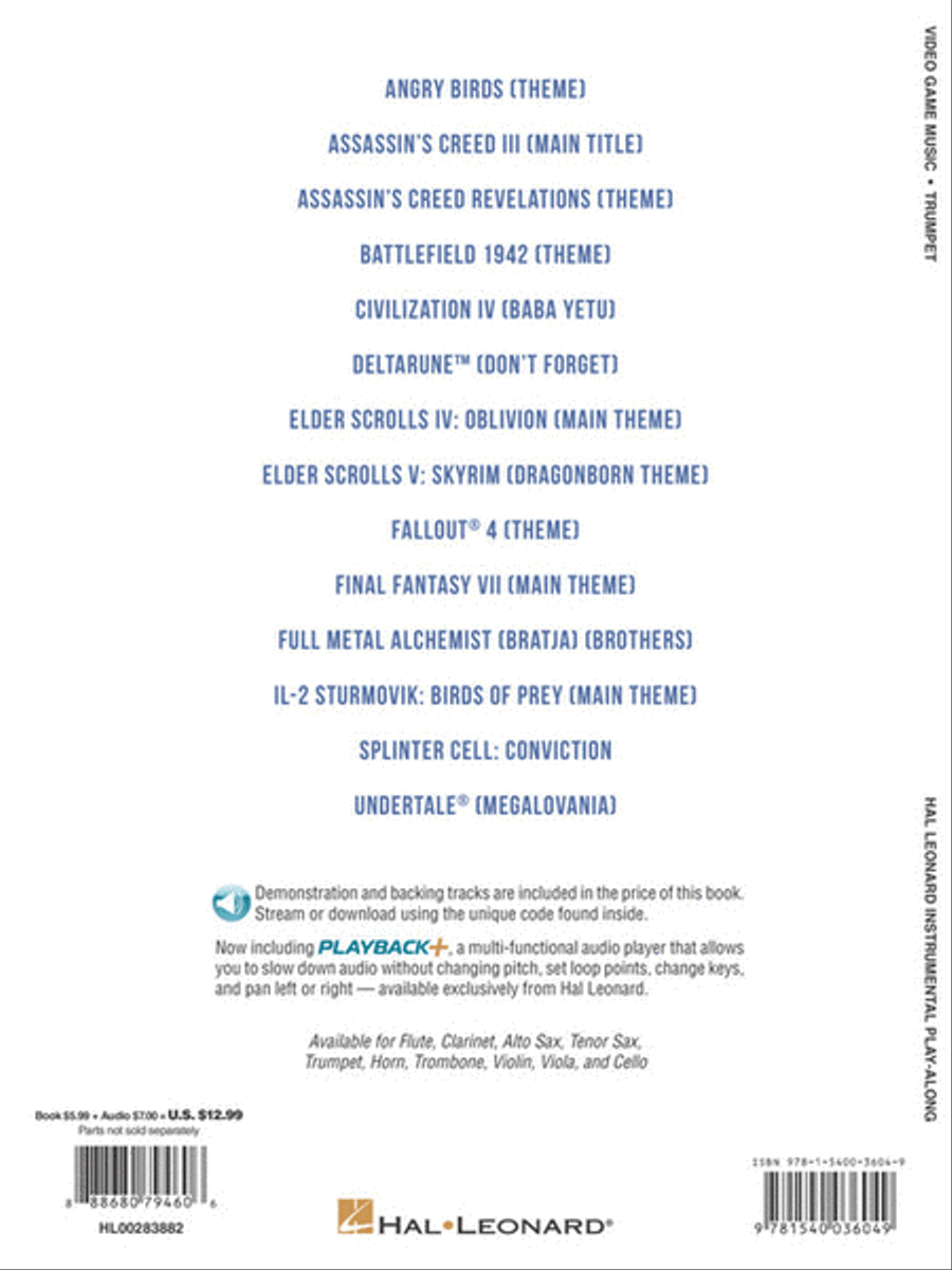 Video Game Music for Trumpet Trumpet Solo scores gallery preview page 5