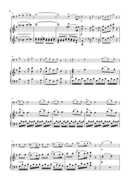 Eine Kleine Nachtmusik for Trombone and Piano image number null
