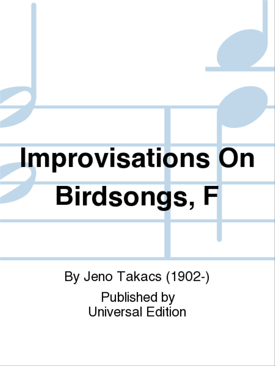 Improvisations on Birdsongs, F School and Community scores gallery preview page 1