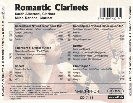 Romantic Clarinets image number null