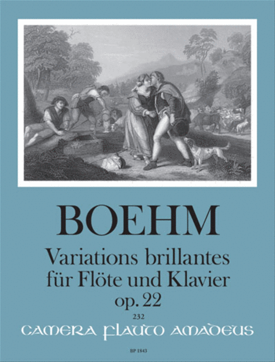 Variations Brilliantes op. 22 Flute Solo scores gallery preview page 1
