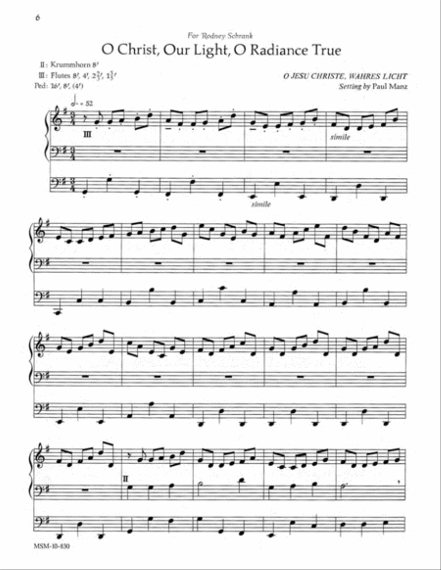 Improvisations on General Hymns Organ scores gallery preview page 4