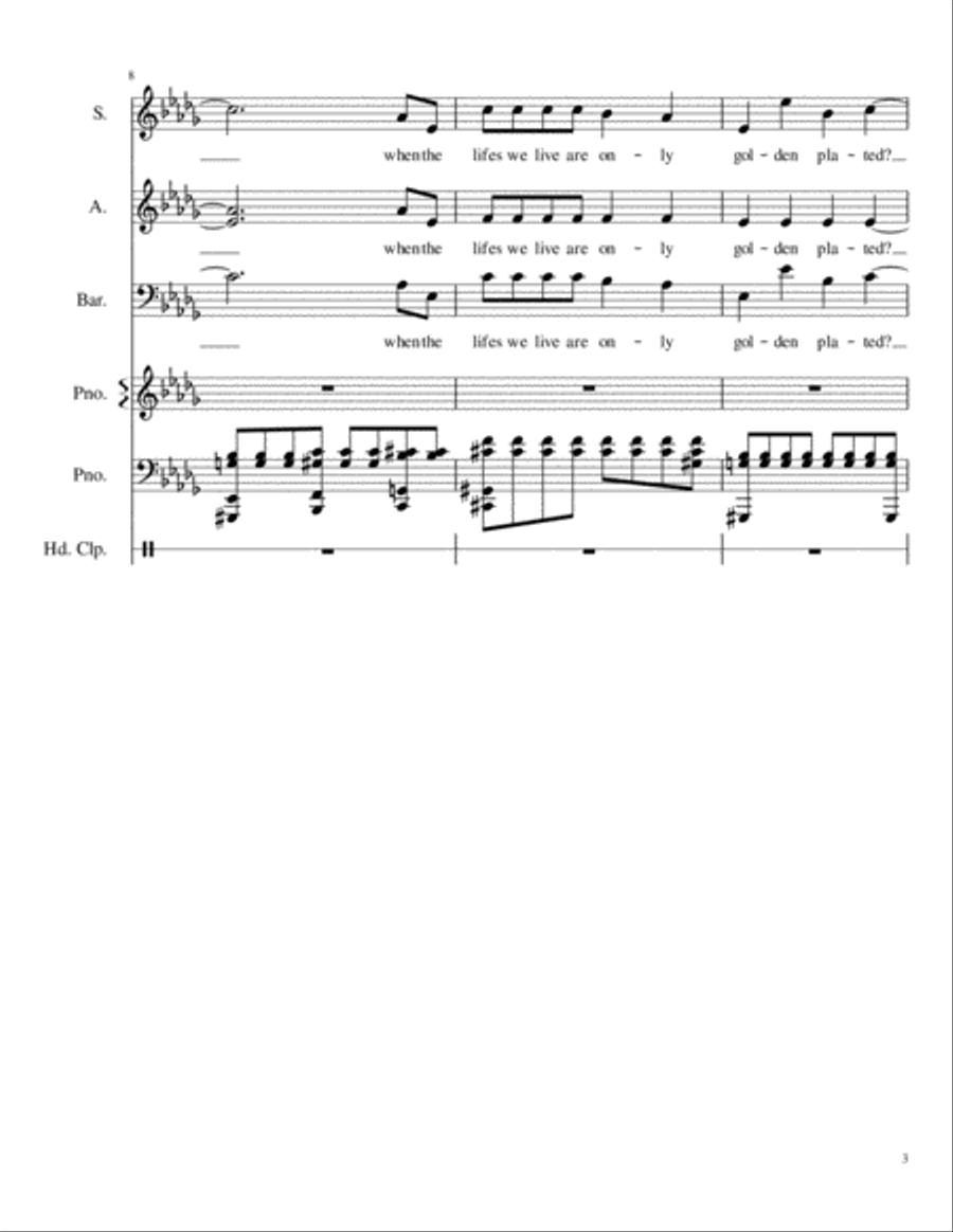 Golden SAB 3-Part scores gallery preview page 3