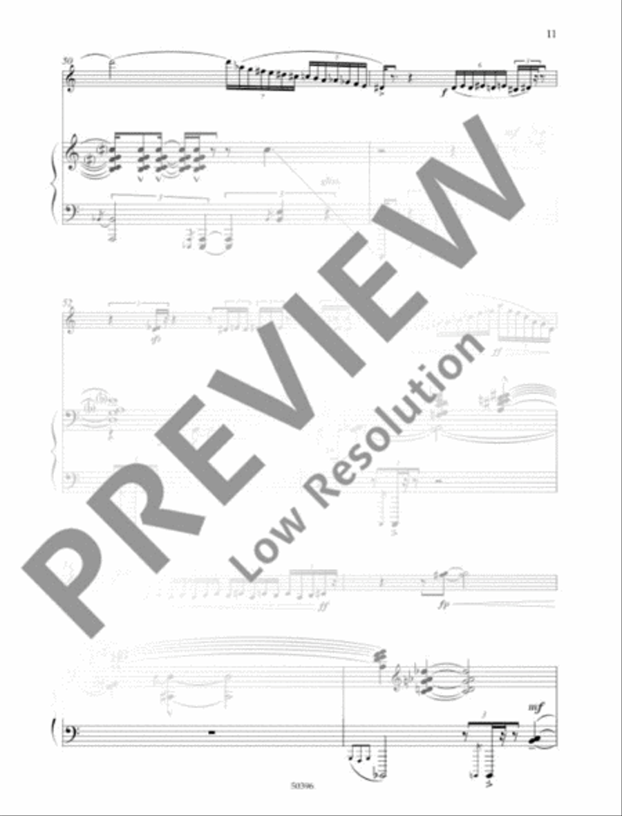 Epitaph Violin Solo scores gallery preview page 12