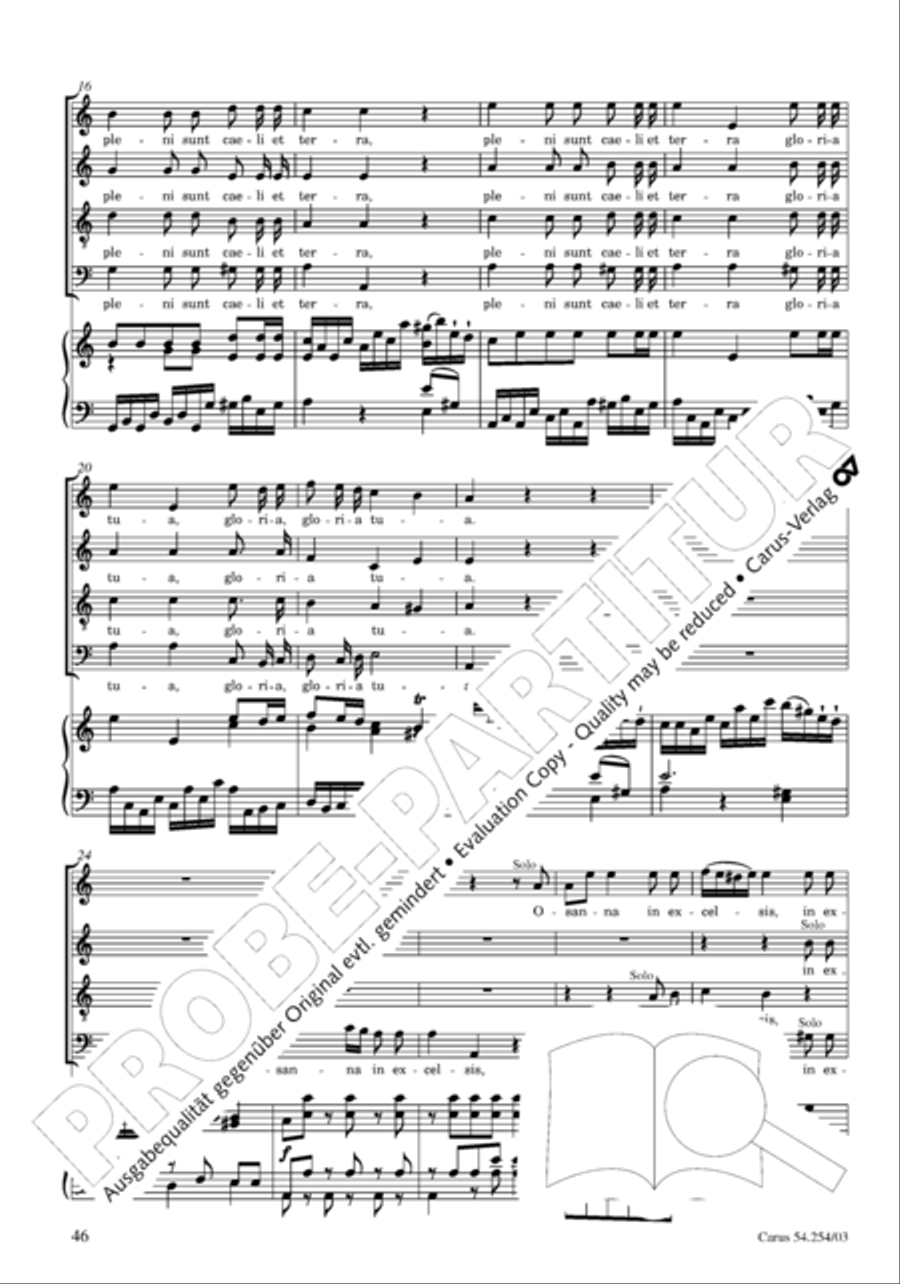 Missa Sancti Hieronymi 4-Part scores gallery preview page 47