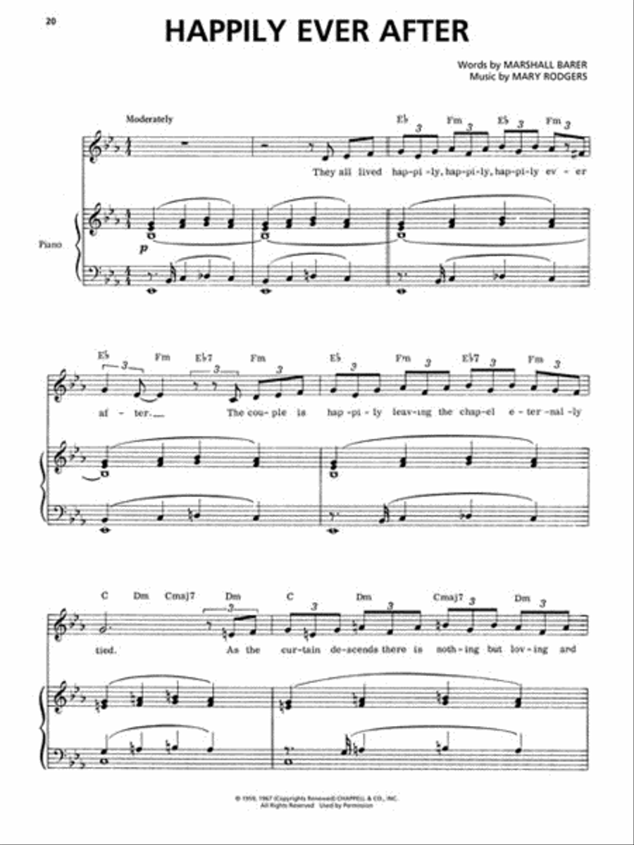 Once Upon a Mattress Once Upon a Mattress Piano, Vocal, Guitar scores gallery preview page 4