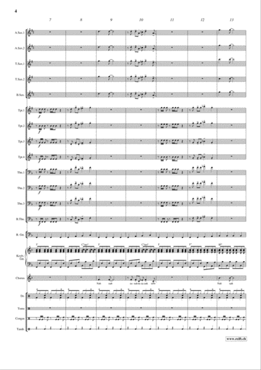 Disco Lady Big Band scores gallery preview page 5