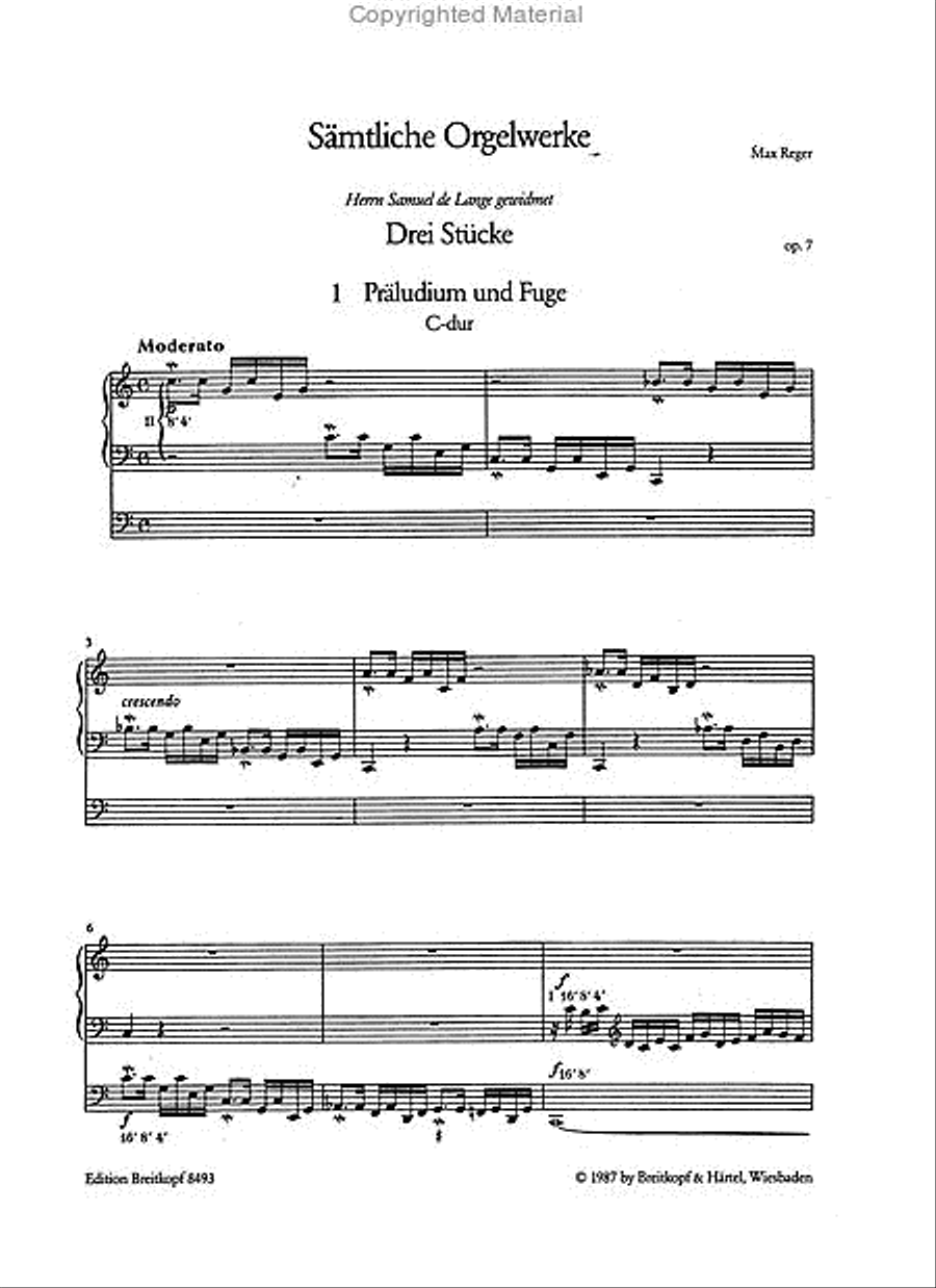 Complete Organ Works Organ scores gallery preview page 2