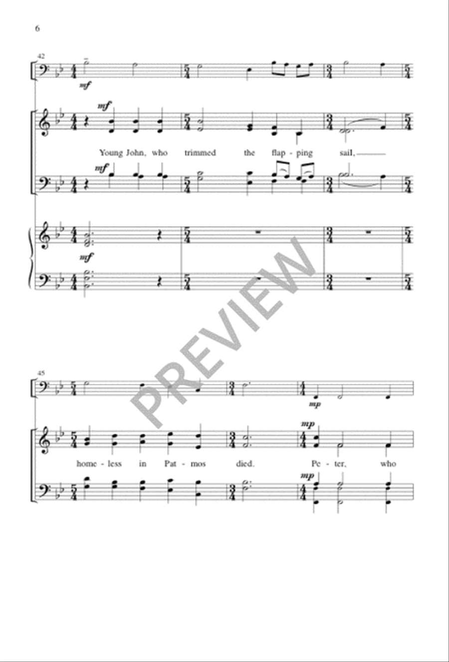The Peace of God The Peace of God 4-Part scores gallery preview page 6