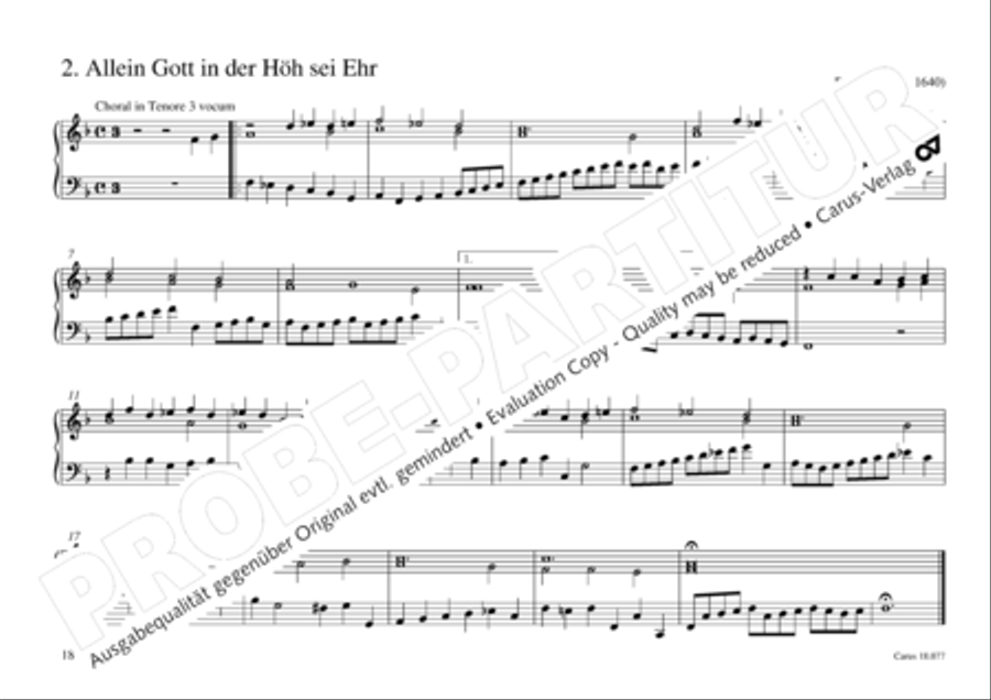 Organ music of the Hasse family Organ Solo scores gallery preview page 19