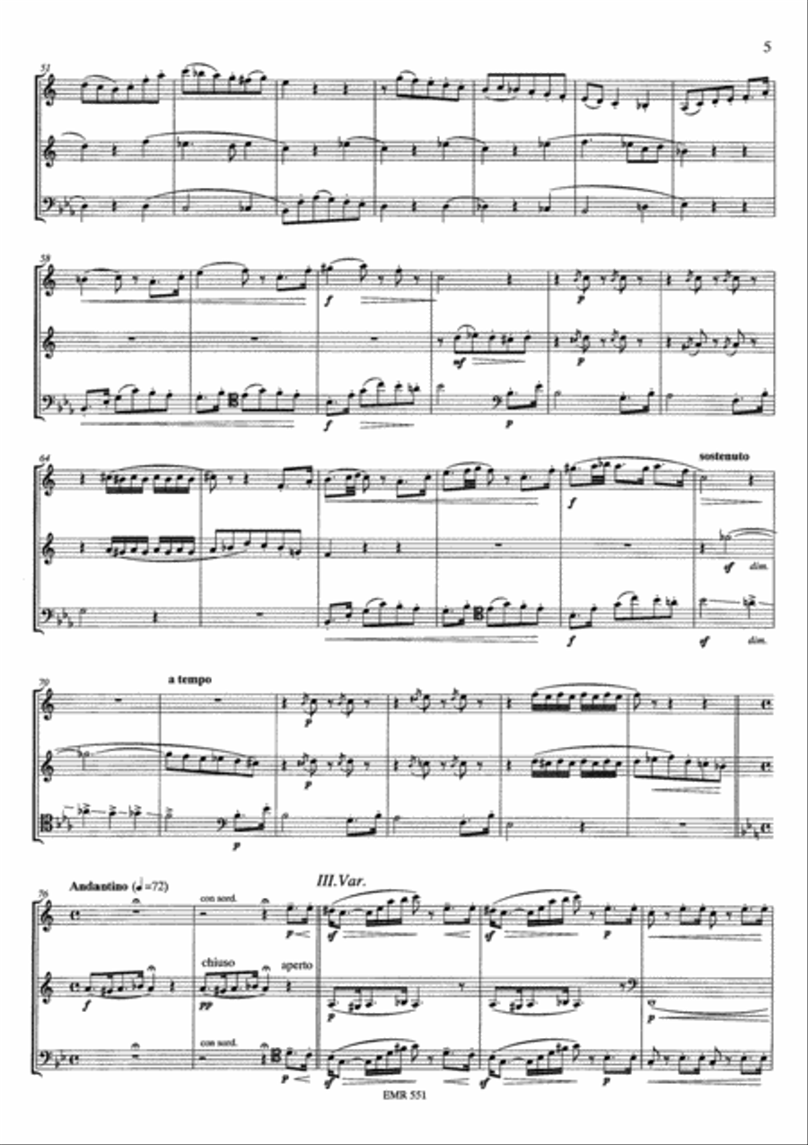 Figaro-Metamorphosen Figaro-Metamorphosen Brass Trio scores gallery preview page 12
