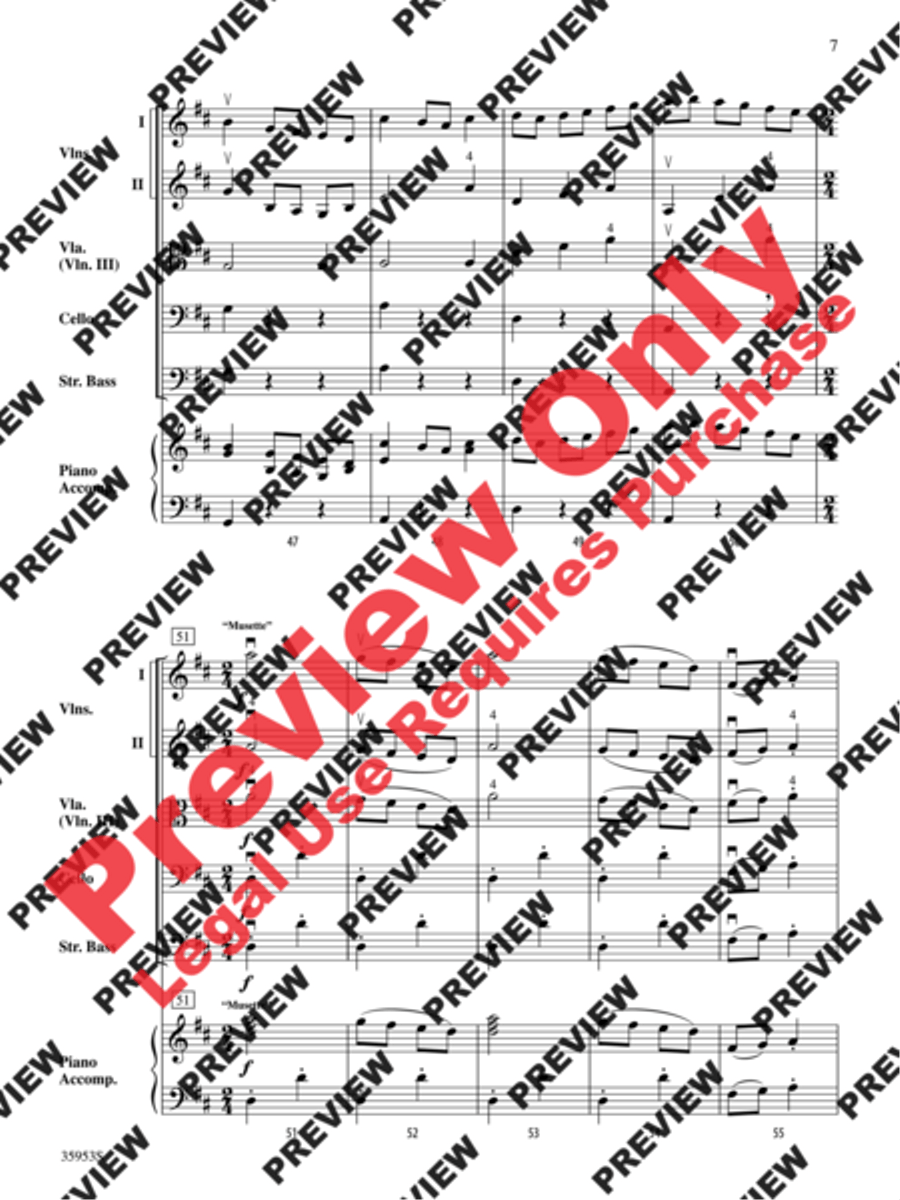 A Bach Fest String Orchestra scores gallery preview page 8