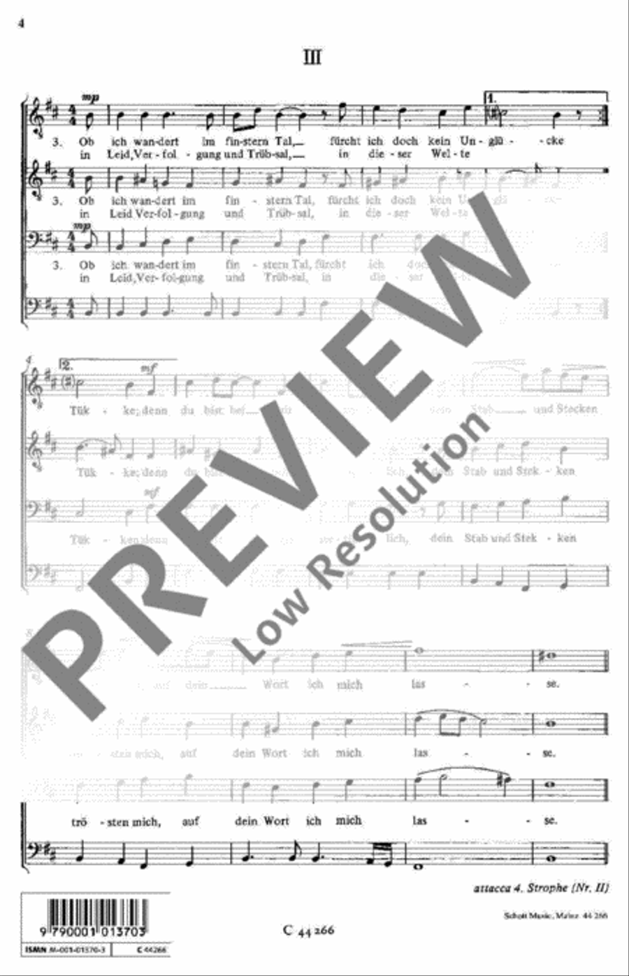 Der 23. Psalm TTBB scores gallery preview page 5