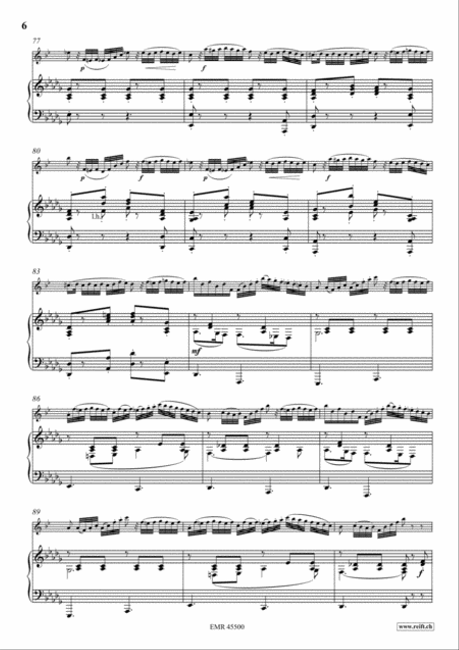 The Carnival Of Venice Alto Saxophone scores gallery preview page 7