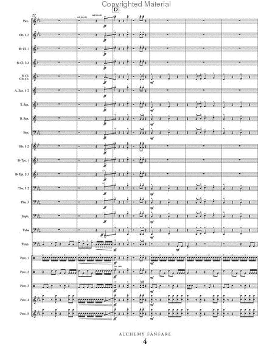 Alchemy Alchemy Concert Band scores gallery preview page 5
