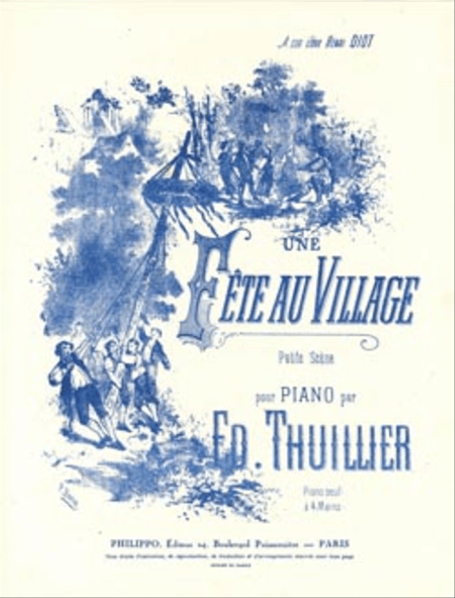 Une fete au village Une fete au village Piano Solo scores gallery preview page 1