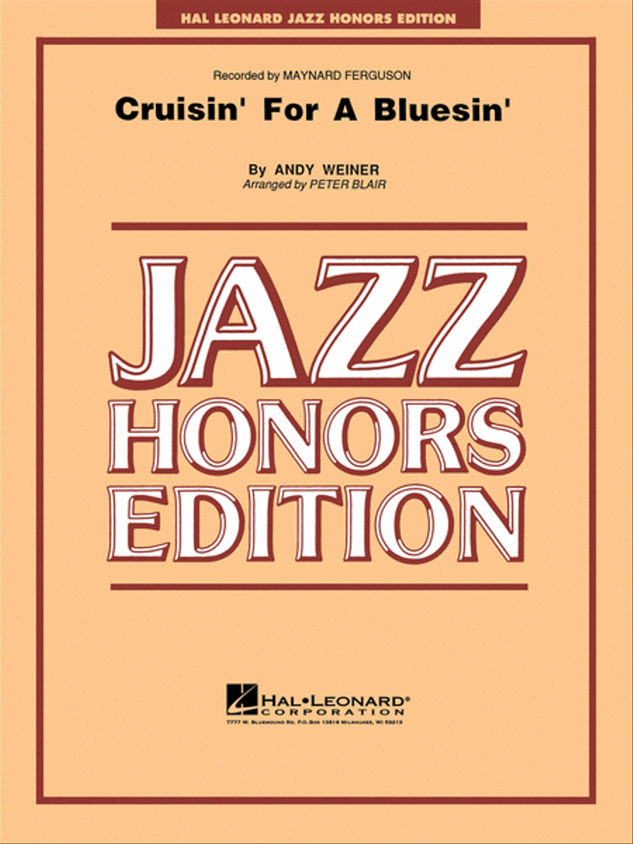Cruisin' For A Bluesin' Jazz Ensemble scores gallery preview page 1